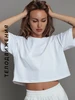 Кроп топ женский футболка укороченная ТЕЛОДВИЖЕНИЯ 113290841 купить за 493 ₽ в интернет‑магазине Wildberries